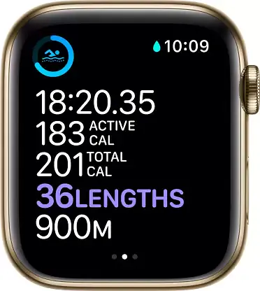 New Apple Watch Series 6 GPS + Cellular, 44mm) - Gold & Silver - Master