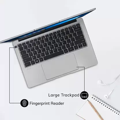 Avita Liber V14 AMD Ryzen 5 Quad Core 3500U - (14 inches, 8 GB/512 GB SSD/Windows 10 Home) NS14A8INV562-SSA Thin and Light Laptop (Star Silver, 1.25 kg, with MS Office) - Master