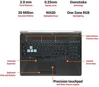 ASUS ASUS TUF Gaming Core i7 11th Gen 16 GB/1 TB SSD FX506HCB-HN225T - Master