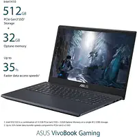 ASUS VivoBook Gaming Core i5 9th Gen 8 GB + 32 GB Optane/512 GB SSD F571GT-AL319T - Master