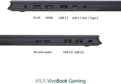 ASUS VivoBook Gaming Core i5 9th Gen 8 GB + 32 GB Optane/512 GB SSD F571GT-AL319T - Master