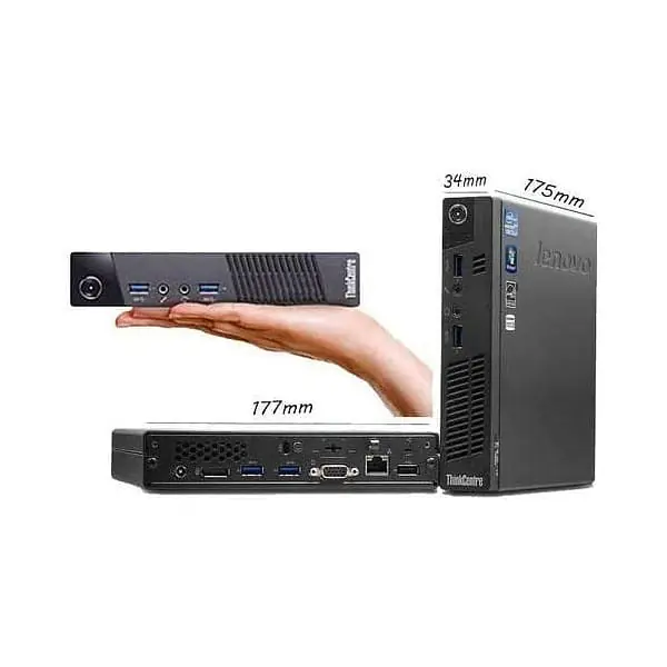 upto i7 Lenovo Thinkcenter M73P Tiny Mini Desktop 4th Generation Wi-Fi 1.3KG Only - Master
