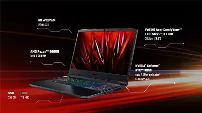 acer Nitro Ryzen 5 Hexa Core  - 8 GB/1 TB HDD/256 GB SSD AN515-45/AN515-45-R7Z1 - Master