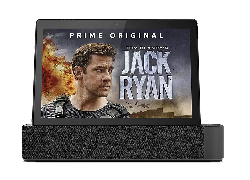 NEW Lenovo Smart Tab M10 with Amazon Alexa (2GB RAM, 16GB, FHD, 4G LTE, Non Calling) + Alexa Speaker Dock - Master