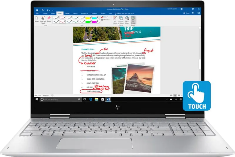 Hp envy  X360 15M BP111DX Core I5 8th gen 12GB Ram 1TB HDD  15.6"Touch win 10 - Master