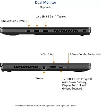ASUS ROG Zephyrus G14 Ryzen 7 Octa Core 4800HS - 8 GB/1 TB SSD - Master