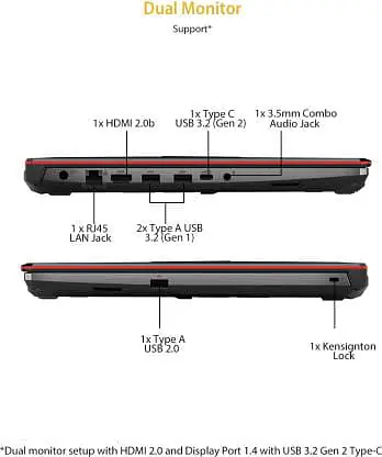 ASUS TUF Gaming F15 Core i7 10th Gen - 16 GB/512 GB SSD FX506LU-HN125T - Master