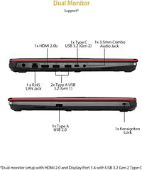 ASUS TUF Gaming F15 Core i7 10th Gen - 16 GB/512 GB SSD FX506LU-HN125T - Master