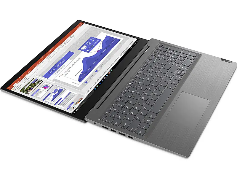 Lenovo V15 Intel Core i3 8th Gen 15-inch HD Thin and Light Laptop (4GB RAM/ 1TB HDD/ DOS/ Grey/ 1.85 kg), 81YD001KIH - Master