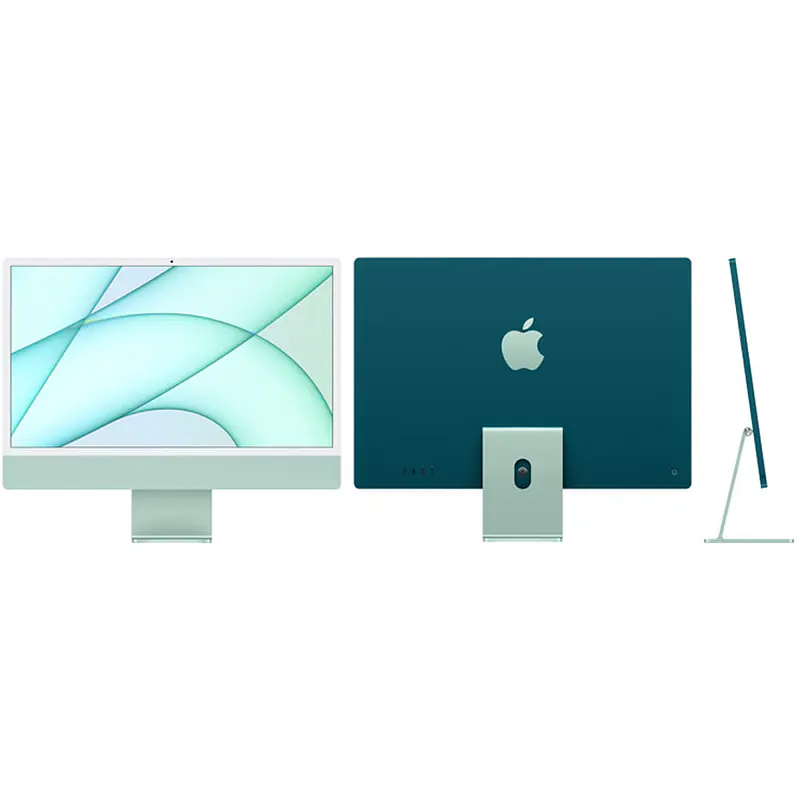 Apple 24-inch iMac MGPJ3HN/A with Retina 4.5K, M1 chip with 8‑core CPU and 8‑core GPU, 512GB Green - Master