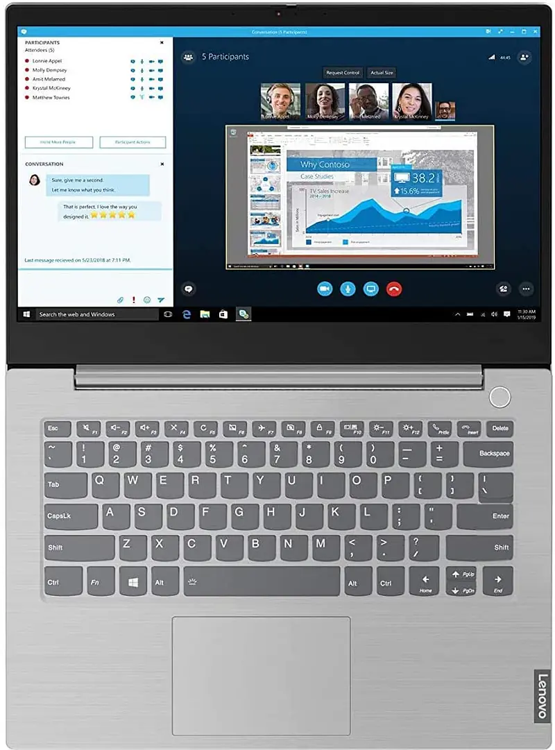 Lenovo ThinkBook 14-IIL 20SL0016US 14" Notebook - 1920 x 1080 - Core i7 i7-1065G7 - 16 GB RAM - 512 GB SSD - Mineral Gray - Windows 10 Pro 64-bit - Intel Iris Plus Graphics - in-Plane Switching ( - Master