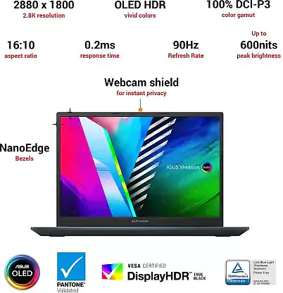 ASUS Vivobook Pro 14 OLED (2021) i5 11th Gen 16 GB/512 GB SSD - Master