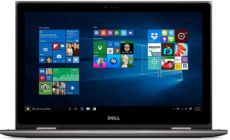 New Dell Inspiron 2-in-1 5578 Core i7 7th  8gb 256 ssd  Win 10 15.6" Touch - Master