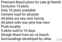 Ecr Sea Facing  House @1750RS  sqft  House East Coast Road Nemmeli  Beach - Master