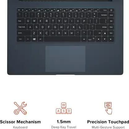 Redmi Book 15 Intel Core I3 11Th Gen/8 Gb/256 Gb Ssd/Windows 11 Home/15.6 Inches (39.62 Cms) Fhd Anti Glare/Ms Office/Charcoal Gray/1.8 Kg Thin and Light Laptop - Master