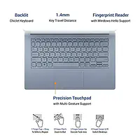 ASUS VivoBook S14 Intel Core i5-1035G1 10th Gen 14" (35.56cms) FHD Thin and Light Laptop (8GB RAM/512GB NVMe SSD + 32GB Optane Memory/Windows 10/MS Office 2019/Silver Blue/1.35 kg), S403JA-BM033TS - Master