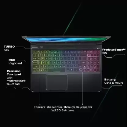 acer Predator Helios 300 Core i7 11th Gen 16 GB/1 TB HDD/512 GB SSD - Master