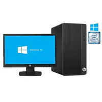 (Refurbished) HP 280 G3 Micro-Tower (Core i5 8th Gen/ 8GB Ram/ 256GB SSD/ Windows 10 Pro/ Intel), Black - Master