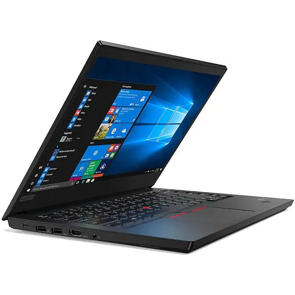 Lenovo ThinkPad E14 Intel Core i5 10th Gen 14-inch Full HD Thin and Light Laptop (8GB RAM/ 500GB HDD/Windows 10 Professional/Black/ 1.77 kg), 20RAS0T200 - Master
