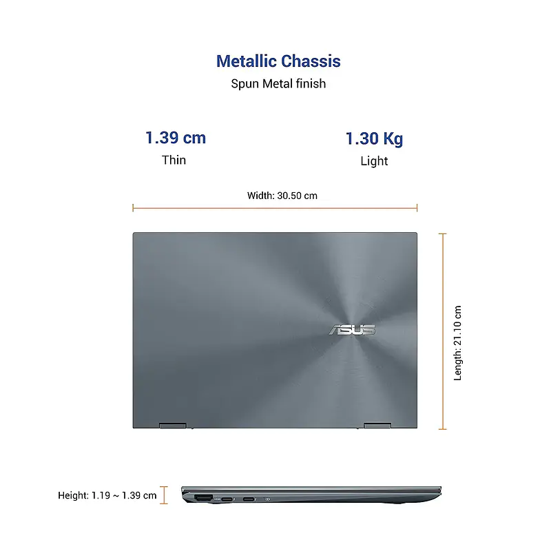 ASUS ZenBook Flip 13 OLED i5 11th Gen, 8GB/512GB SSD UX363EA-HP501TS - Master