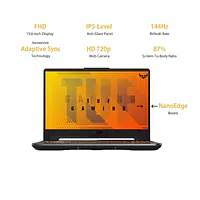 ASUS TUF Gaming A15 Laptop 15.6"  8GB RAM/1TB HDD + 256GB NVMe SSD - Master
