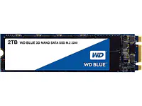 New Western Digital WD Blue 2 TB M.2 2280 SATA Internal Solid State Drive (WDS200T2B0B) - Master