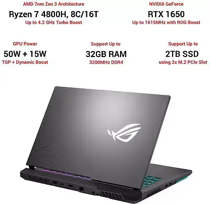 ASUS ROG Strix G15 (2021) Ryzen 7 Octa Core 4800H - 8 GB/512 GB SSD - Master
