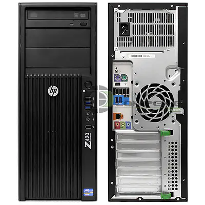 HP Z420 Desktop / PC Intel E5-1650 32 GB Ram 1TB SATA HDD - Master
