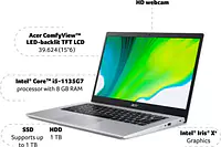 Acer Aspire 5 Core i5 11th Gen - 8 GB/1 TB HDD A515-56 Thin and Light Laptop - Master