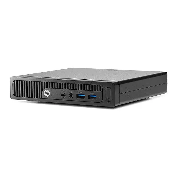 (Renewed) HP Prodesk 600 G2 Tiny Desktop (Core I3 6th gen, 8 GB RAM, 256 GB SSD, Win 10 Pro, MS Office/ Intel HD Graphics/, USB 3.0, Ethernet,VGA), Black - Master