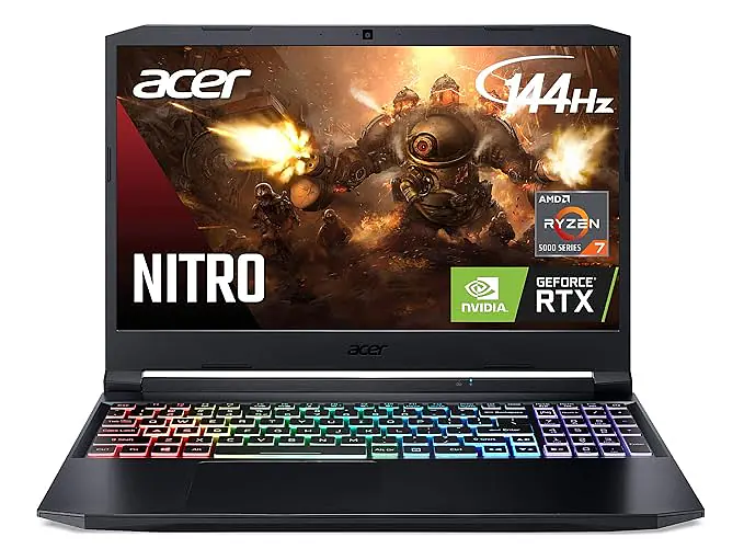 Acer Nitro 5 AMD Ryzen 7 Octa Core AMD R7-5800H - 16 GB/1 TB HDD/256 GB SSD/Windows 11 Home/ - Master