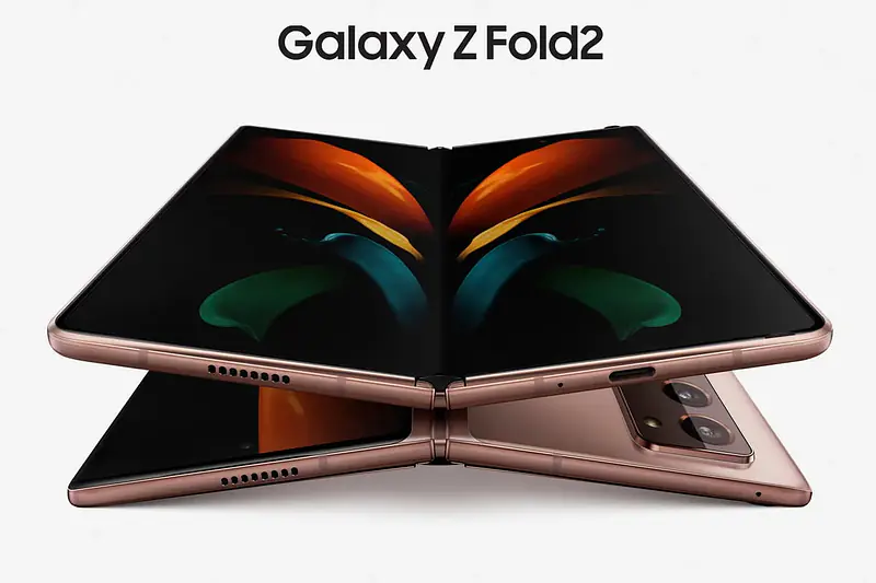 Used  Samsung Galaxy Z Fold2 256 GB, 12 GB RAM, Mystic Bronze, Smartphonee - Master