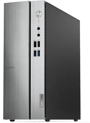 Lenovo Ideacentre 510S Intel Core i3 9th Gen Tower Desktop (4GB RAM/1TB HDD/with Keyboard and Mouse/Windows 10/Silver), 90K800AUIN - Master