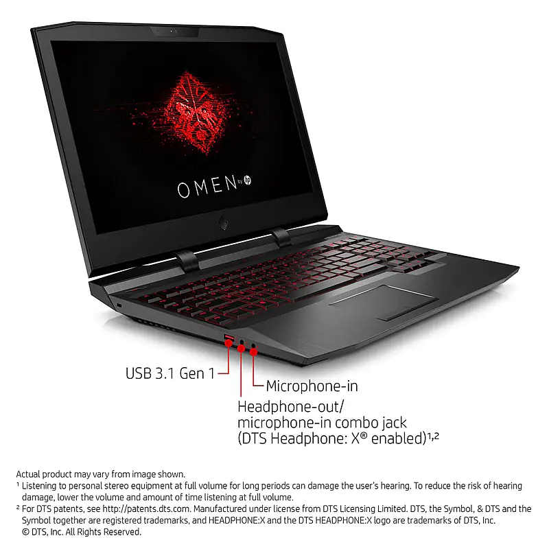 HP OMEN X-ap045TX 17-inch FHD Gaming Laptop (Intel Core i7-7820HK/16GB DDR-4/1TB HDD+512GB SSD/GTX 1070 8 GB GDDR5 Graphics/G-SYNC/VR Ready/Windows 10) - Master