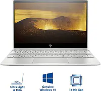 HP Envy 13 Intel Core i3 8th Gen 8130U - (4 GB/SSD/128 GB SSD/Windows 10 Home) 13-ah0042tu Thin and Light Laptop  (13.3 inch, Natural Silver, 1.21 kg) - Master