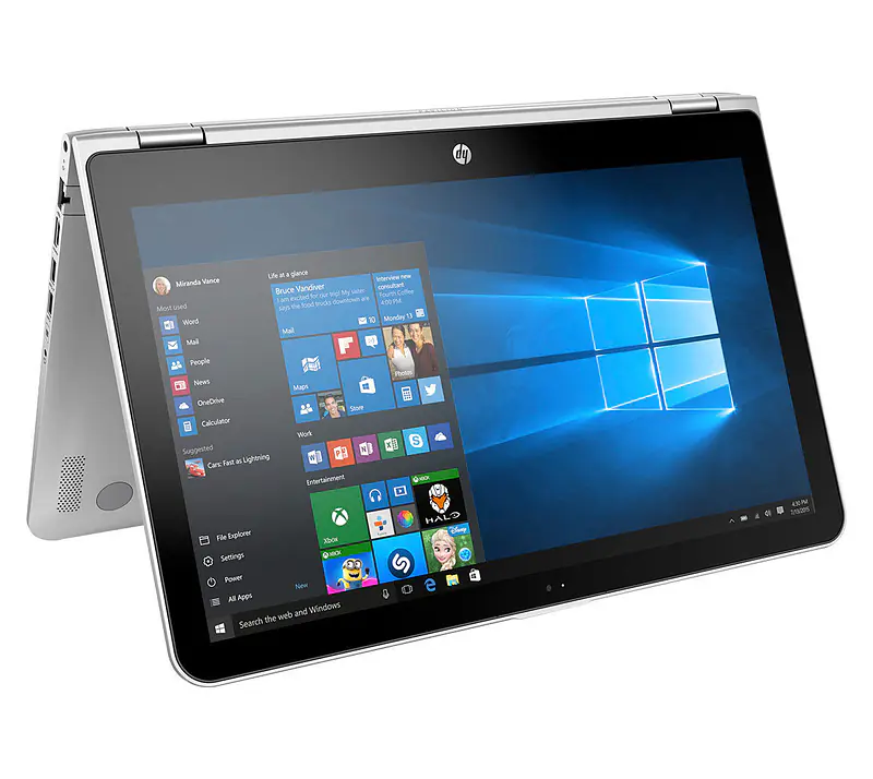 Hp Pavilion  X360 Intel Core  I3 7th gen15.6" Touch Win  10 BK163DX Unbox - Master