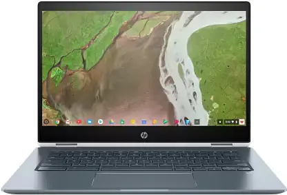 HP Chromebook X360 Intel Celeron N4120 14 inch(35.6 cm) Micro-Edge, Touchscreen, 2-in-1 Laptop (4GB RAM/64GB eMMC/Chrome OS/Intel UHD Graphics,1.49Kg), 14a-ca0506TU - Master