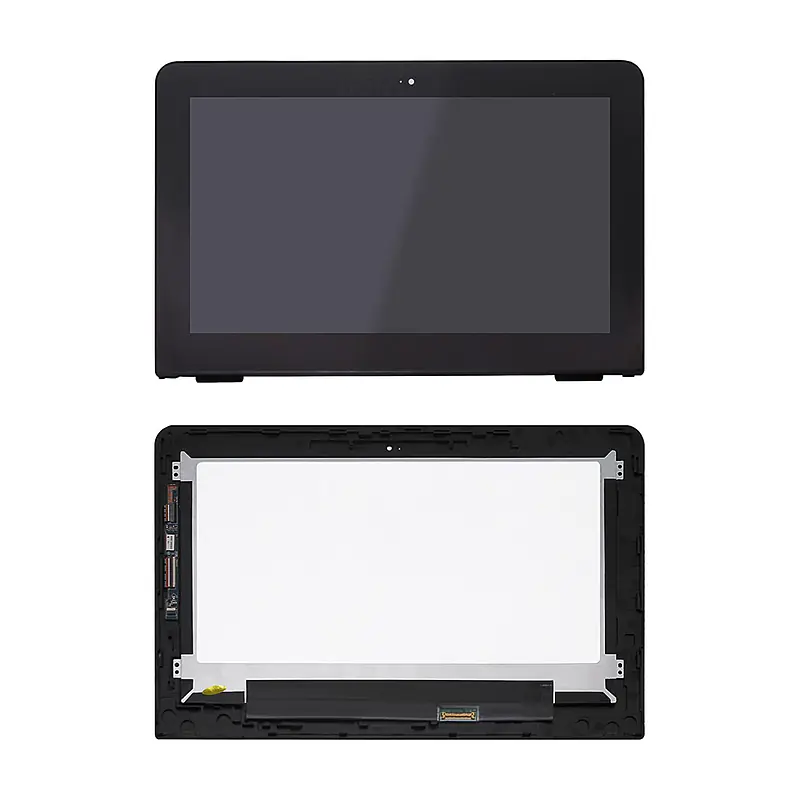 LCD Screen Touch Glass Assembly + Bezel for HP Pavilion X360 11-U044TU - Master