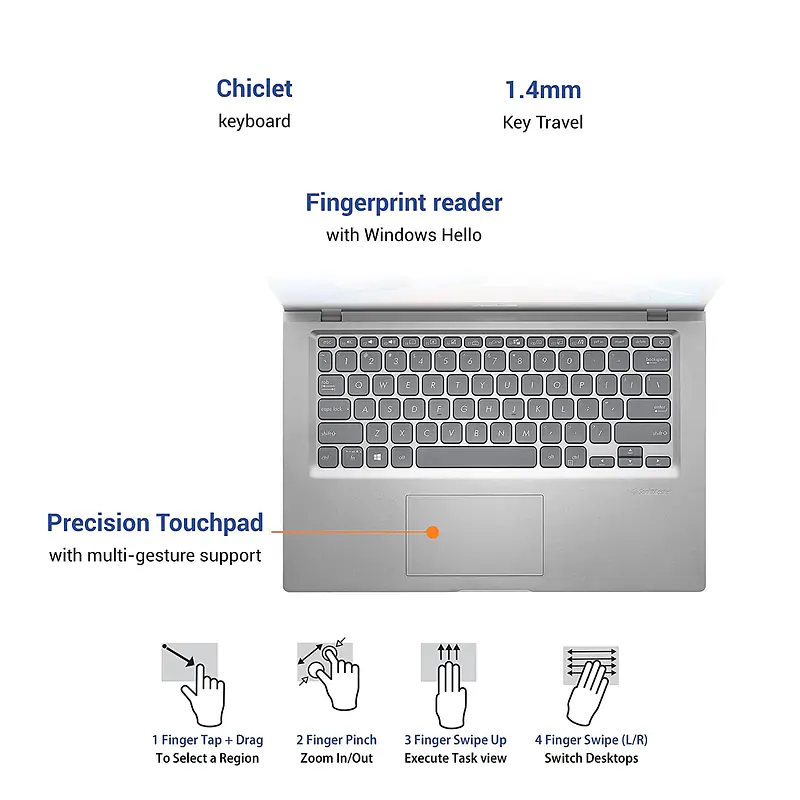 ASUS VivoBook 14 4GB/256GB SSD X415JA-EB312TS - Master