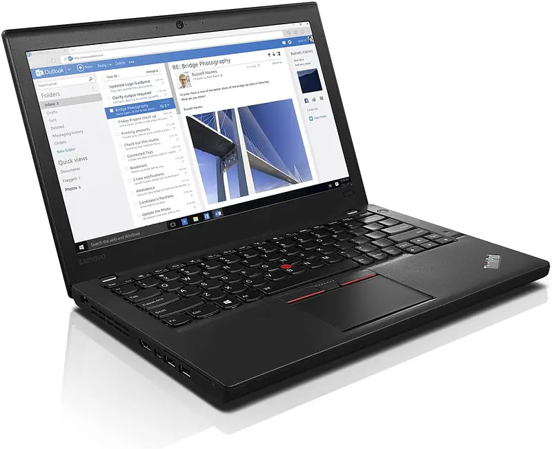 Refurbished) Lenovo ThinkPad X260 High Performance 12.5 inch IPS Panel 1.5kg Laptop (Core i5 6300U/8 GB DDR4 RAM/256 GB SSD/Windows 10 Pro/Office 2019/Webcam/USB 3.0/SIM/BT/Integrated Graphics) - Master
