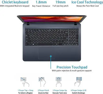 ASUS VivoBook 15 Core i5 8th Gen - 8 GB/1 TB HDD X543UB-DM582T - Master