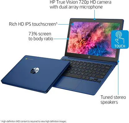 HP Chromebook MediaTek Kompanio 500 4 GB/64 GB EMMC 11A-NA0002MU - Master