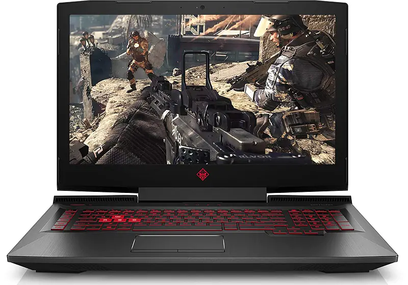 HP Omen 17.3-inch Gaming Laptop (7th Gen Intel i7 Processor/16GB DDR4 (2x8GB)/1TB HDD+256GB SSD/Windows 10/NVIDIA GTX 1070 8GB Graphics), Shadow Black - Master