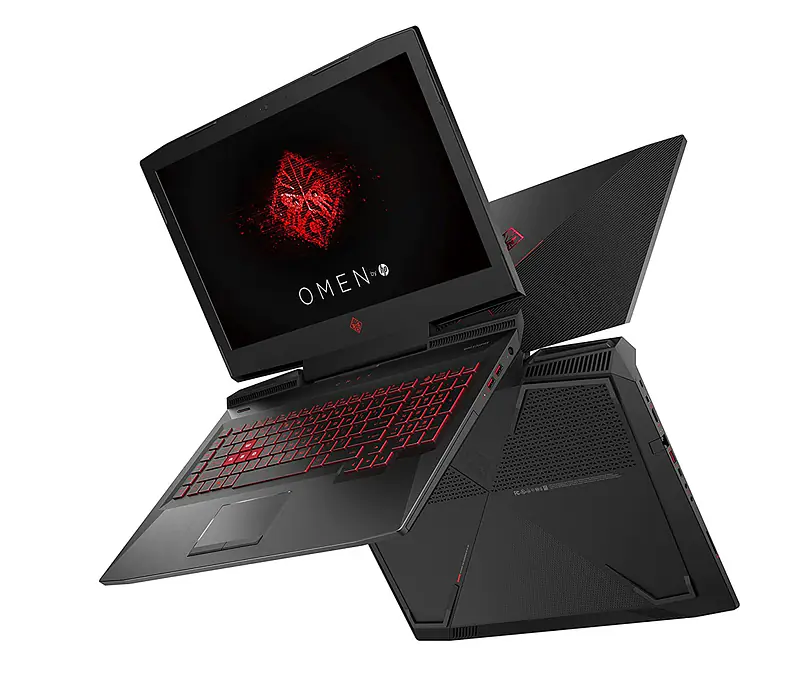 HP Omen 17.3-inch Gaming Laptop (7th Gen Intel i7 Processor/16GB DDR4 (2x8GB)/1TB HDD+256GB SSD/Windows 10/NVIDIA GTX 1070 8GB Graphics), Shadow Black - Master