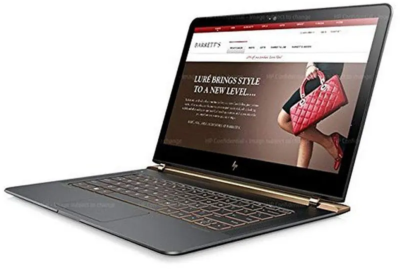 HP Spectre 13-V039TU 13.3-inch Laptop (i5-6200U/8GB/256GB/Windows 10 Pro/Integrated Graphics), Dark Ash - Master