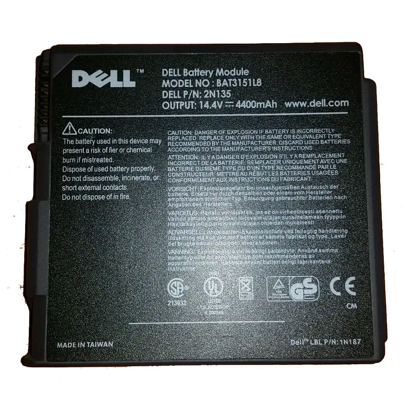 Dell Insp 2600/2650 6Cell Battery-1G222 - Master