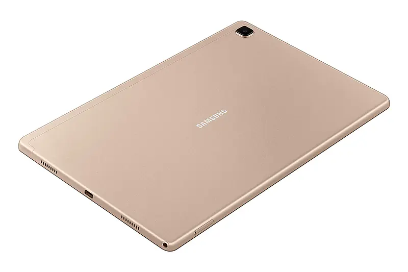 NEW Samsung Galaxy Tab A7 (10.4 inch, RAM 3 GB, ROM 32 GB, Wi-Fi-only), Gold with gst - Master