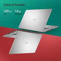 ASUS VivoBook 15 Intel Core i5 10th Gen 1035G1 - (8 GB/1 TB HDD/256 GB SSD/Windows 10 Home) X515JA-EJ512TS Thin and Light Laptop  (15.6 inch, Transparent Silver, 1.80 kg, With MS Office) - Master