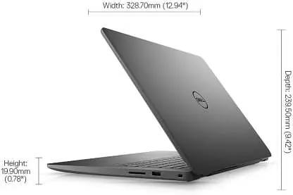 DELL Vostro Intel Core i5 11th Gen 1135G7 - (8 GB/1 TB HDD/256SSDWindows 10 Home) Vostro 3400 Thin and Light Laptop  (35 cm, Black, 1.58 kg, With MS Office) - Master