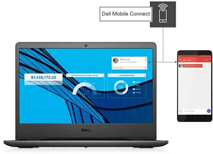 DELL Vostro Intel Core i5 11th Gen 1135G7 - (8 GB/1 TB HDD/256SSDWindows 10 Home) Vostro 3400 Thin and Light Laptop  (35 cm, Black, 1.58 kg, With MS Office) - Master